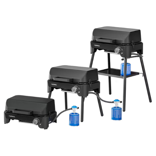 BARBECUE GAZ TOUR & GRILL CV PLUS - 47x26CM - GRILLE ACIER EMAILLE Campigaz