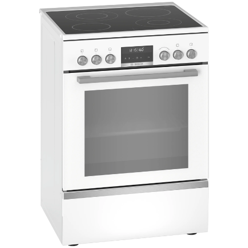 Cuisinière électrique pose-libre, Blanc BOSCH HKS79R220 - vue 1