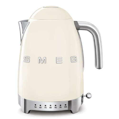 Bouilloire à Température réglable Esthétique années ’50 Smeg KLF04-Crème