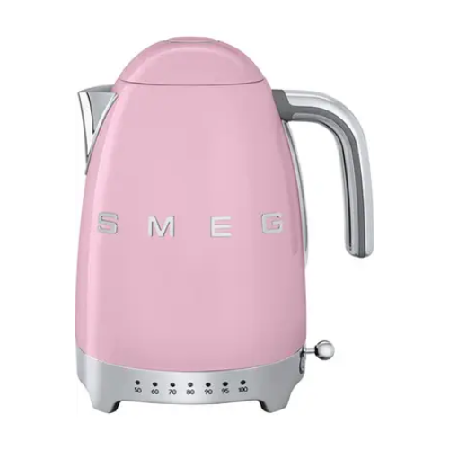 Bouilloire à Température réglable Esthétique années ’50 Smeg KLF04-Rose