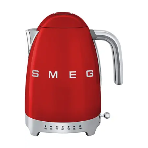 Bouilloire à Température réglable Esthétique années ’50 Smeg KLF04-Rouge