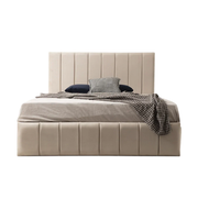 CADRE DE LIT POLO BEIGE 160x200 EURODESIGN POLOBE160
