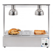 Poste de découpe chauffant avec bain marie double CASSELIN CPDCBMFRD