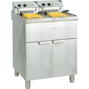 Friteuse électrique sur pieds 2 x 10 litres haut rendement CASSELIN CFP102TC
