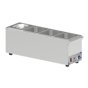 Bain-marie à sauce 4 x GN 1/6 compact CASSELIN CBMS416V