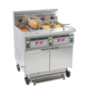 Friteuse électrique avec filtration 4 x 12 litres 17+17kW CASSELIN CFPF124