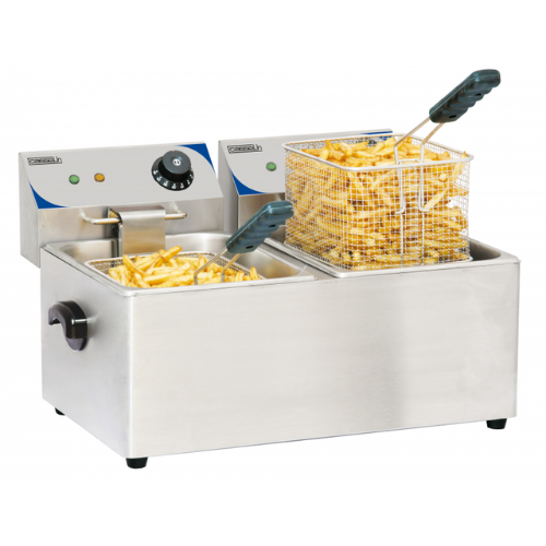 Friteuse électrique 2 x 4 litres CASSELIN CFE42