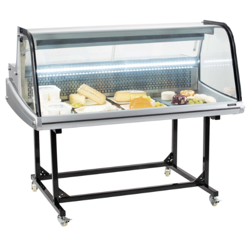 VITRINE RÉFRIGÉRÉE DE MARCHÉ 256L SUR CHARIOT CASSELIN CVRM256L