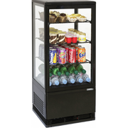 Mini vitrine réfrigérée positive 78L Noire CASSELIN CVR78LN