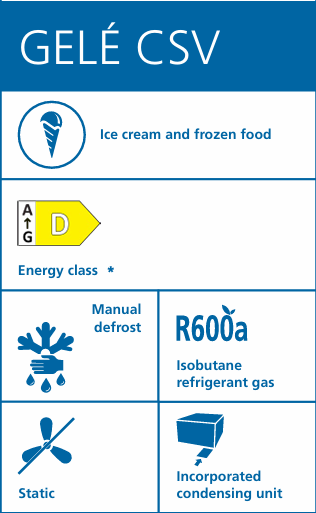 Vitrine réfrigérée pour glaces et surgelés IARP GELE 400 CSV