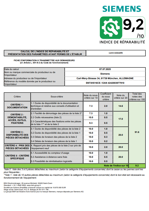 iQ300, vollintegrierter Geschirrspüler, 60 cm, Schiebetür SIEMENS SN73HX16CE