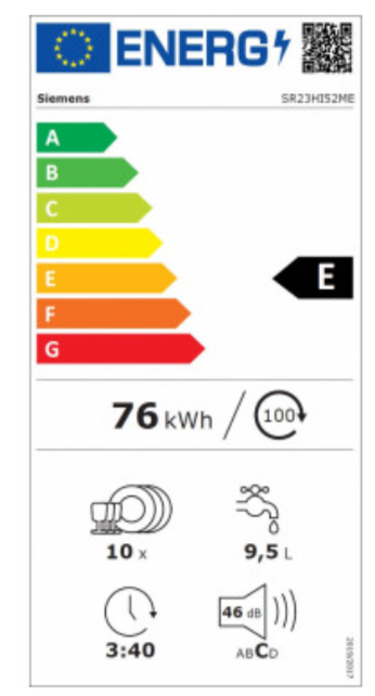 iQ300, freistehender Geschirrspüler, 45 cm, Edelstahl, farbig lackiert SIEMENS SR23HI52ME