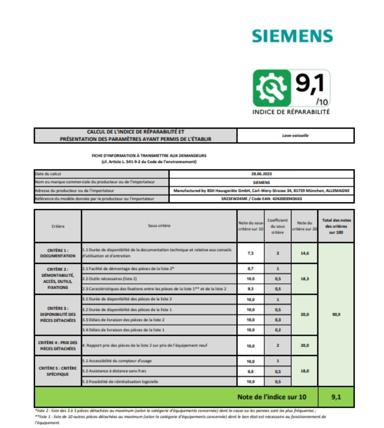 iQ300, freistehender Geschirrspüler, 45 cm, Weiß SIEMENS SR23EW24ME