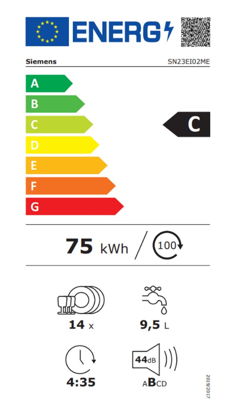iQ300, freistehender Geschirrspüler, 60 cm, Edelstahl, farbig lackiert SIEMENS SN23EI02ME