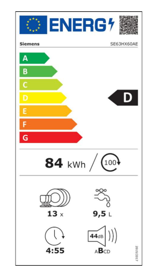 iQ300, Lave-vaisselle tout intégrable, 60 cm SIEMENS SE63HX60AE(F)