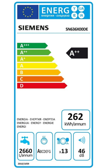iQ300, Lave-vaisselle tout intégrable, 60 cm SIEMENS SN636X00DE