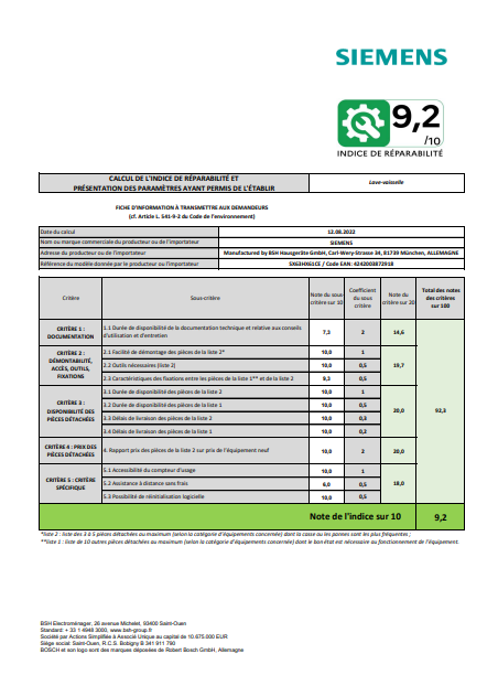 iQ300, vollintegrierter Geschirrspüler, 60 cm, XXL SIEMENS SX63HX61CE