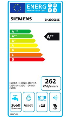 iQ300, Lave-vaisselle pose-libre, 60 cm, Inox SIEMENS SN236I01KE