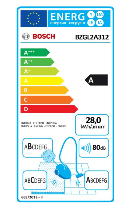 Aspirateur avec sac BOSCH BZGL2A312