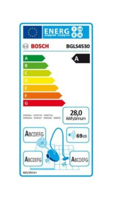 Aspirateur avec sac BOSCH BGLS4530