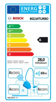 Aspirateur avec sac BOSCH BGLS4TURBOEM