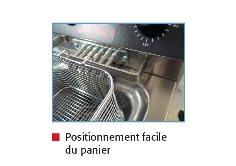 Friteuse de table 12 litres - 400V SOFRACA 92114