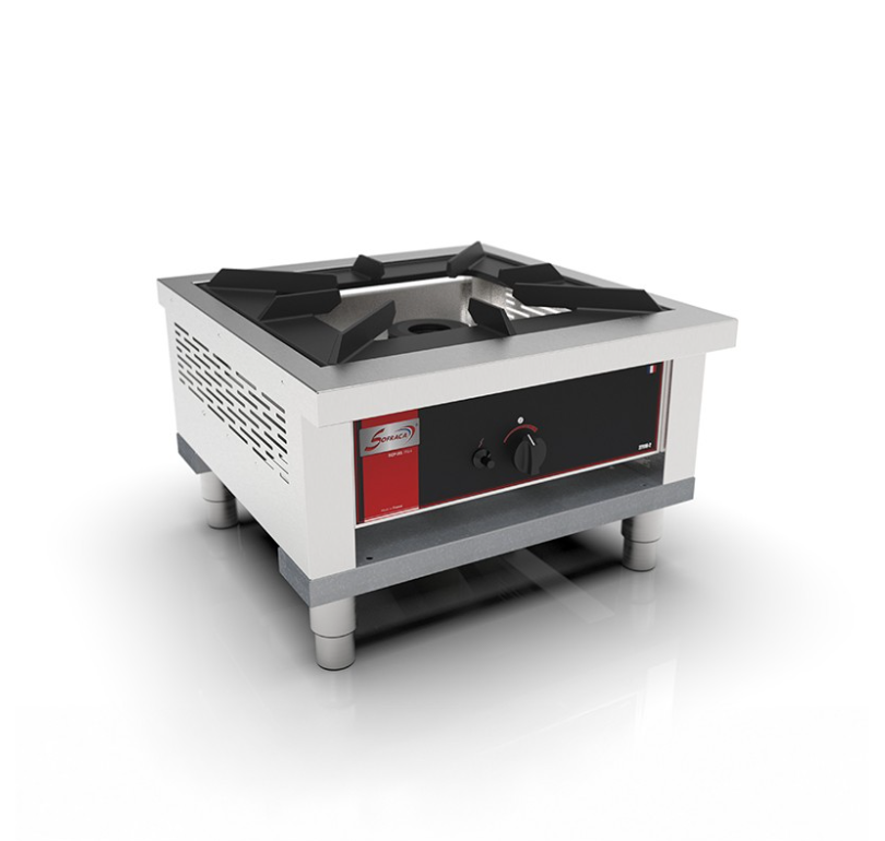 Réchaud gaz sur pieds réglables - 14 kw - SOFRACA - 27116-2