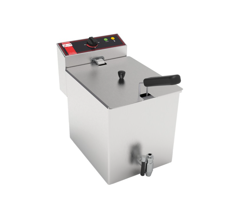 Friteuse électrique à poser - SOFRA-FRYERS® - 1 cuve de 8 L - SOFRACA - SOFRAFRY8L