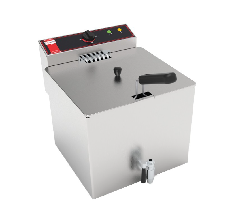 Friteuse électrique à poser - SOFRA-FRYERS® - 1 cuve de 12 L - SOFRACA - SOFRAFRY12L