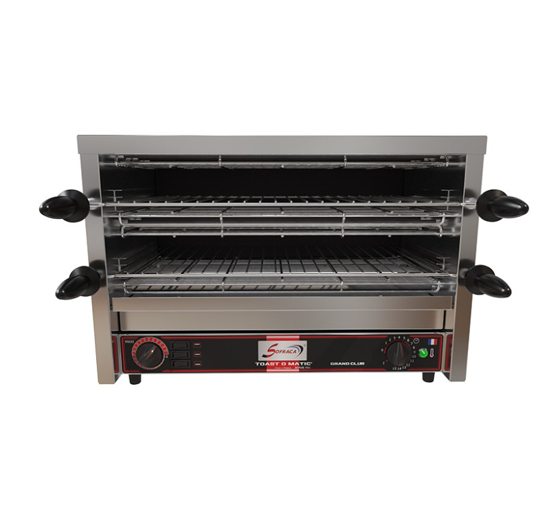 Toaster multifonctions avec régulateur - Grand Club - 2 étages - 230 V - SOFRACA - 11572R-2