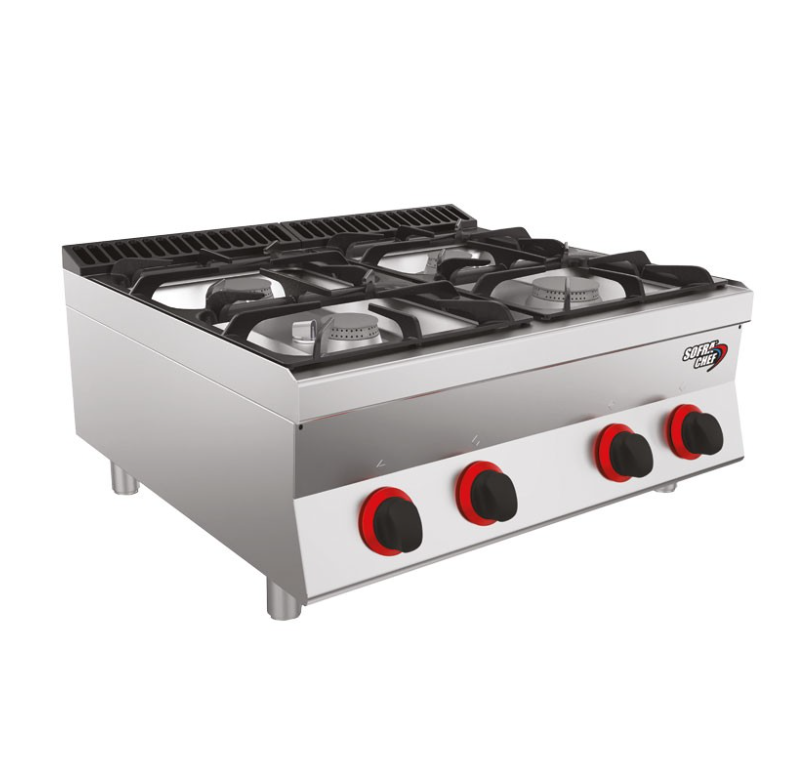 SOFRACHEF - Top 4 feux gaz - SOFRACA - 7ST4F24G