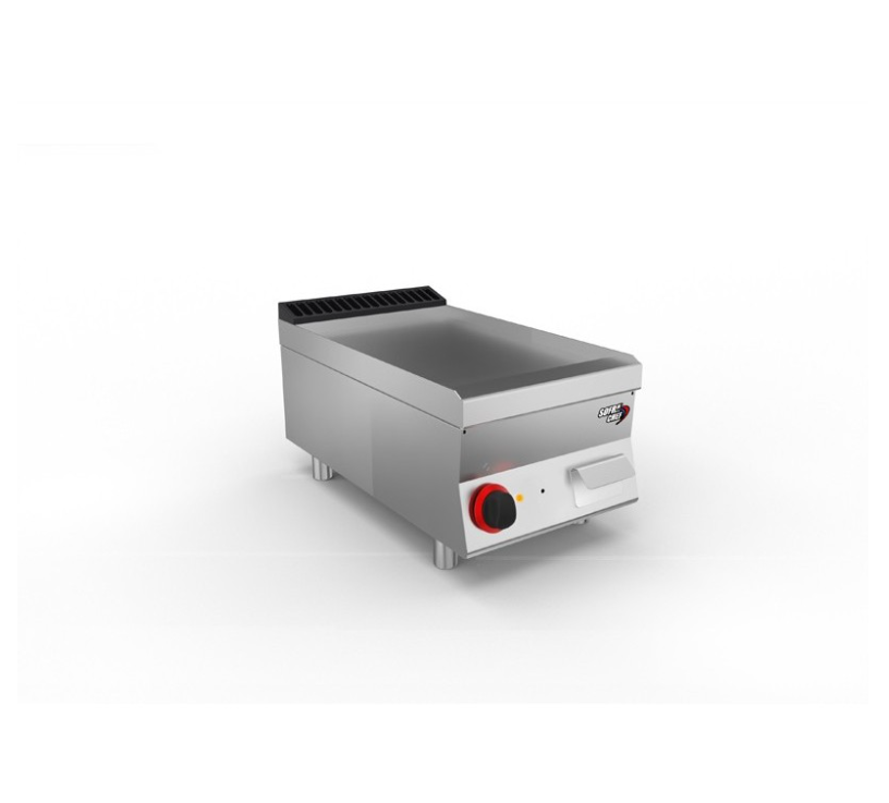 SOFRACHEF - Top plancha électrique - L 400 mm - AISI 430 lisse - SOFRACA - 7STP4ALE