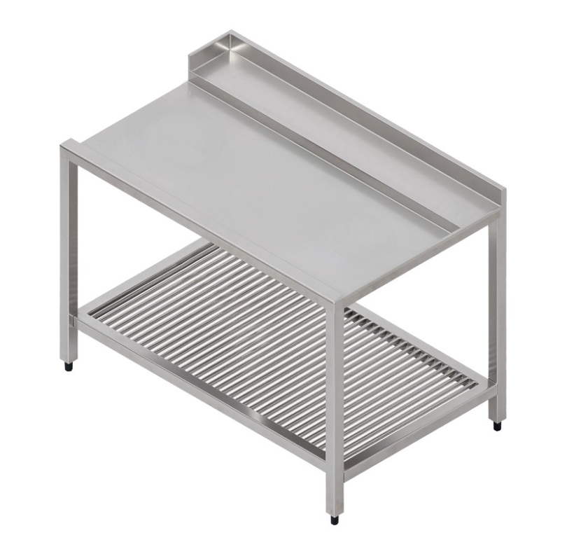 Table pour lave-vaisselle à capot - Prof. 700 mm - Accroche à droite - SOFRACA - TLSD70