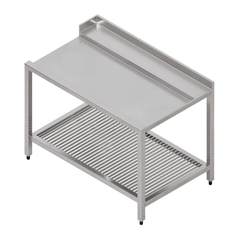 Table pour lave-vaisselle à capot - Prof. 750 mm - Accroche à droite - SOFRACA - TLSD120