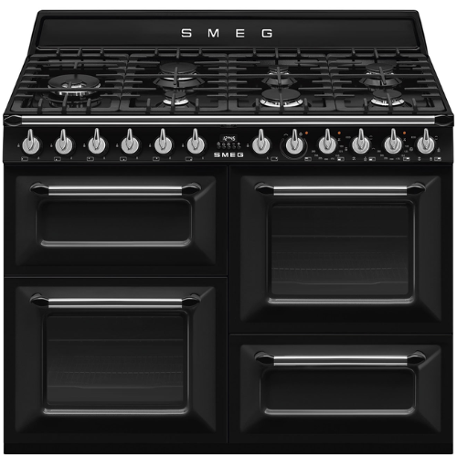 Centre De Cuisson 110 cm Gaz Noir SMEG TR4110BL1(F) - vue 1