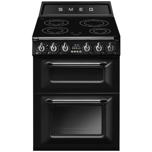 Centre De Cuisson 60 cm Induction Noir SMEG Victoria TR62IBL2(F) - vue 1