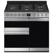 Centre De Cuisson 90 cm Gaz Inox SMEG SY93-1 - vue 1