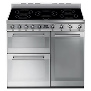 Centre De Cuisson 90 cm Induction Inox SMEG SY93I-1