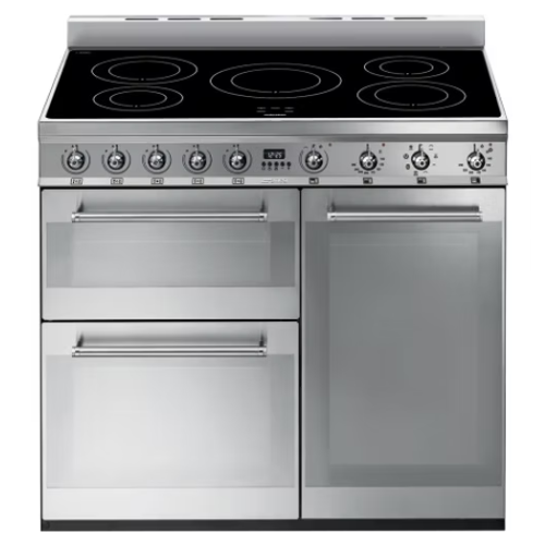 Centre De Cuisson 90 cm Induction Inox SMEG SY93I-1