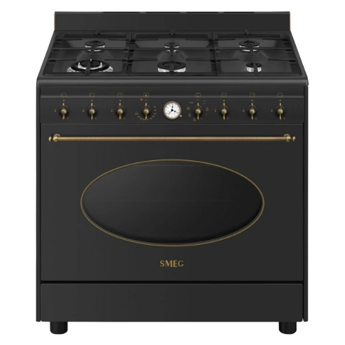 Centre de Cuisson mixte Anthracite SMEG CO96GMA9 - vue 1