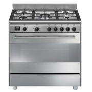 Centre de cuisson Piano Gaz 90cm Inox SMEG BG91X9-1