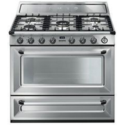 Centre de cuisson Piano Gaz 90cm Inox SMEG TR90X1