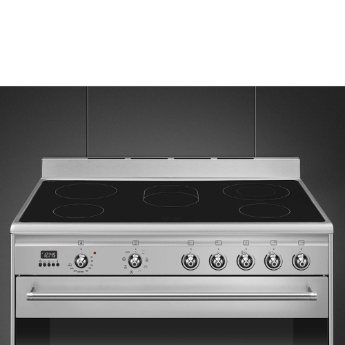 Centre de cuisson vitrocéramique SMEG Classica SCD91CMX9 - vue 3