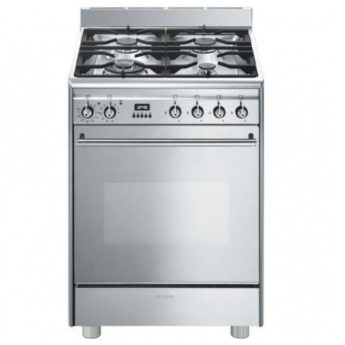 Cuisinière 60cm Gaz Inox SMEG GP61X9(F)
