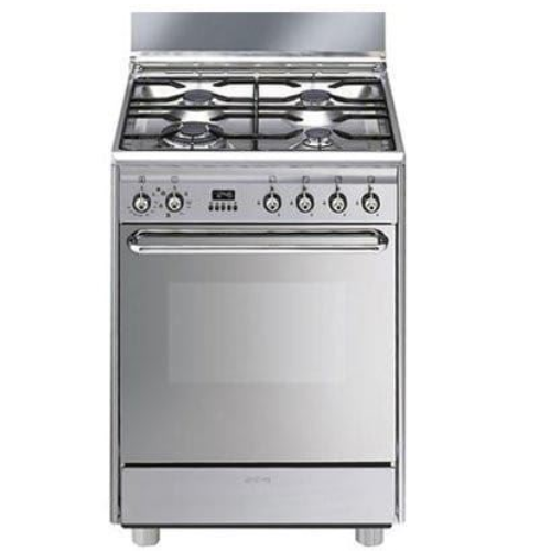 Cuisinière 60 cm Gaz Inox SMEG SCB60MX9