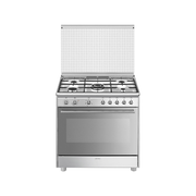 Cuisinière 90 cm Gaz Inox SMEG SX91SV9 - vue 1