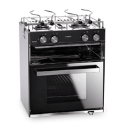 Cuisinière à gaz avec espace grillades et plan de cuisson à 2 feux Dometic StarLight