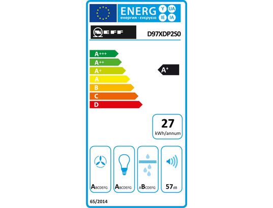 N 70, Hotte design intégré, 90 cm, Noir avec finition en verre, Noir mat NEFF D97XDP2S0