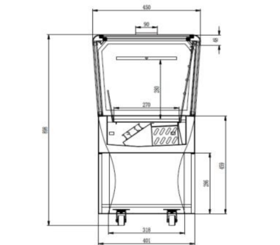 Vitrine réfrigérée pour boissons IARP NININ GL