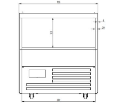 Vitrine réfrigérée pour boissons IARP NININ GL